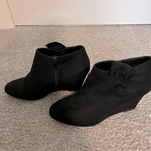 Black ankle boots